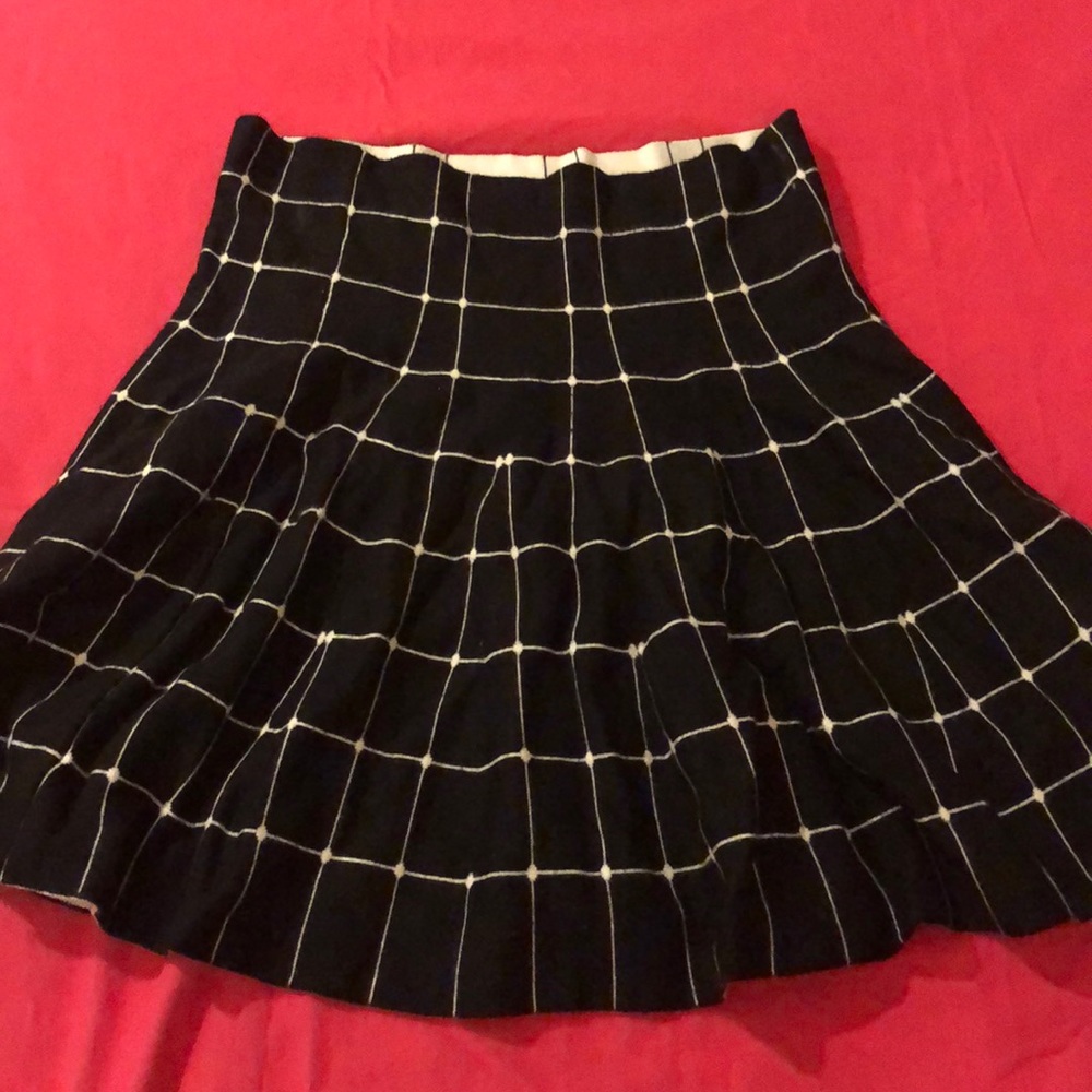 Black and white skirt